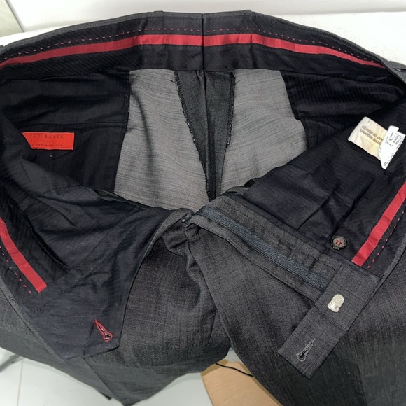 Ted Baker London Dress Pants Size 38W, 28” Inseam. 100% Wool. VGUC. - Picture 11 of 16